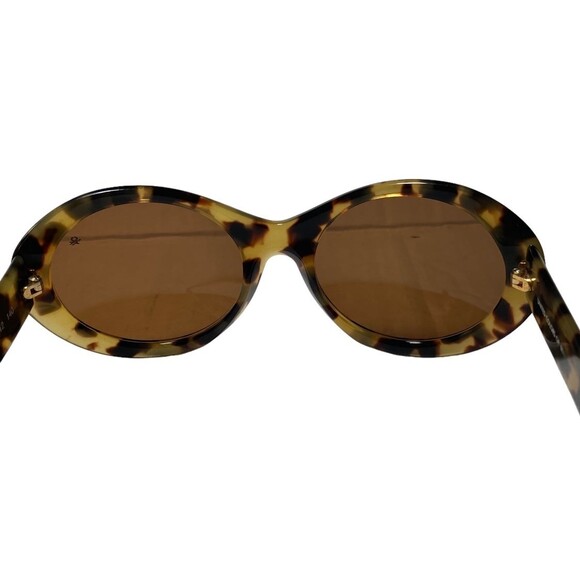 Vintage BENETTON Faux Tortoise Sunglasses Retro Old Money Y2K EUC main image 6